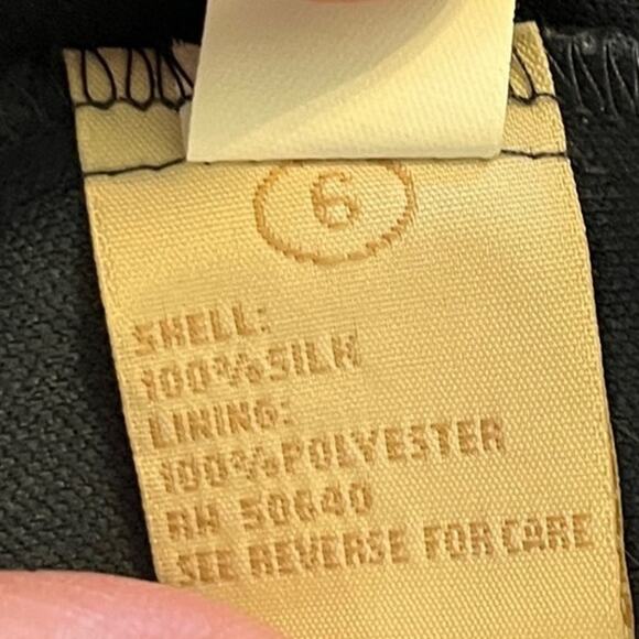 Jonathan Martin SILK V Neck Sleeveless Blue Paisley A Line Dress Back Tie 6 - Picture 8 of 13